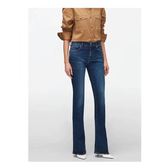 Jean 7 For All Mankind Slim Illusion Luxe Kimmie – Taille 23, Bleu – Jambe Droite – Neuf Avec Étiquette